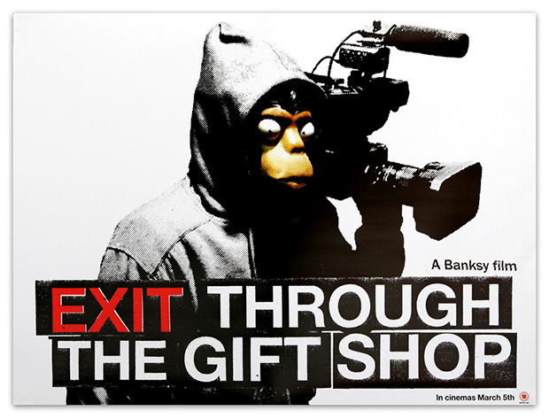 Banksy Exit Through the Gift Shop limited movie poster