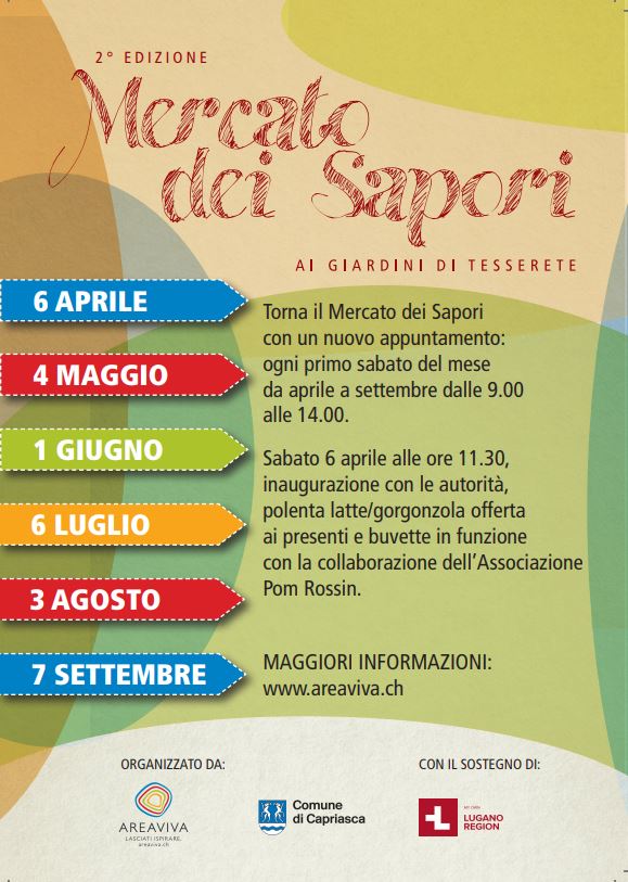 programma mercato dei sapori
